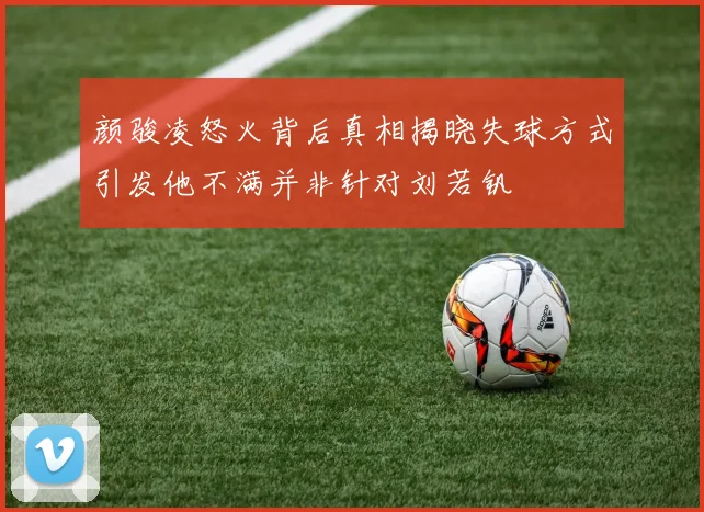 颜骏凌怒火背后真相揭晓失球方式引发他不满并非针对刘若钒